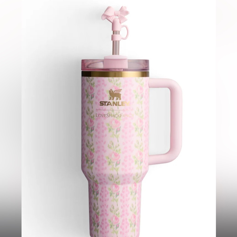 LoveShackFancy X Stanley collab 40 OZ quencher in Blooming Heirloom